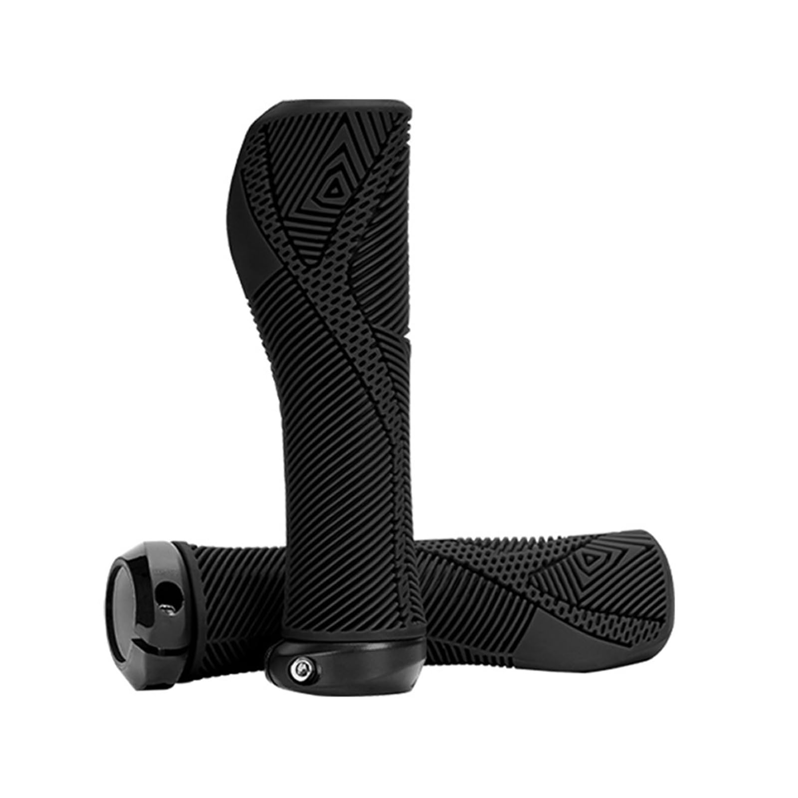 Tsophreniq 1pair Antiskid Bicycles Handlebars Grip Ergonomic Bike Handlebars Covers for Various Bike Models Shocked Absorbing Handle Grips