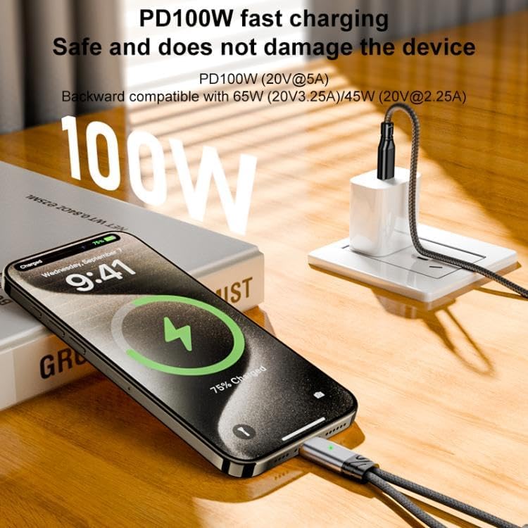 Image of Tobo USB C Splitter, Dual USB C Headphone and Charger Adapter Audio Dongle Cable with PD 100W Fast Charging Compatible with Phone 16 /15 Series, Pad, MaBook, Galaxy S24 /S23 (TD-1418CC)