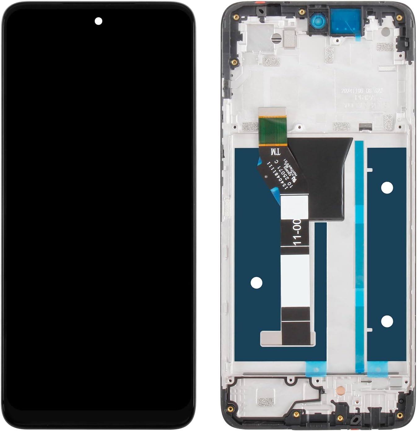 Screen Replacement for Motorola G 5G 2025 Display,6.7" for Motorola Moto G 5G 2025 LCD Screen Display Touch Digitizer Full Assembly XT2513V XT2513-1 XT2513-2 LCD Repair Kit with Frame +Tools