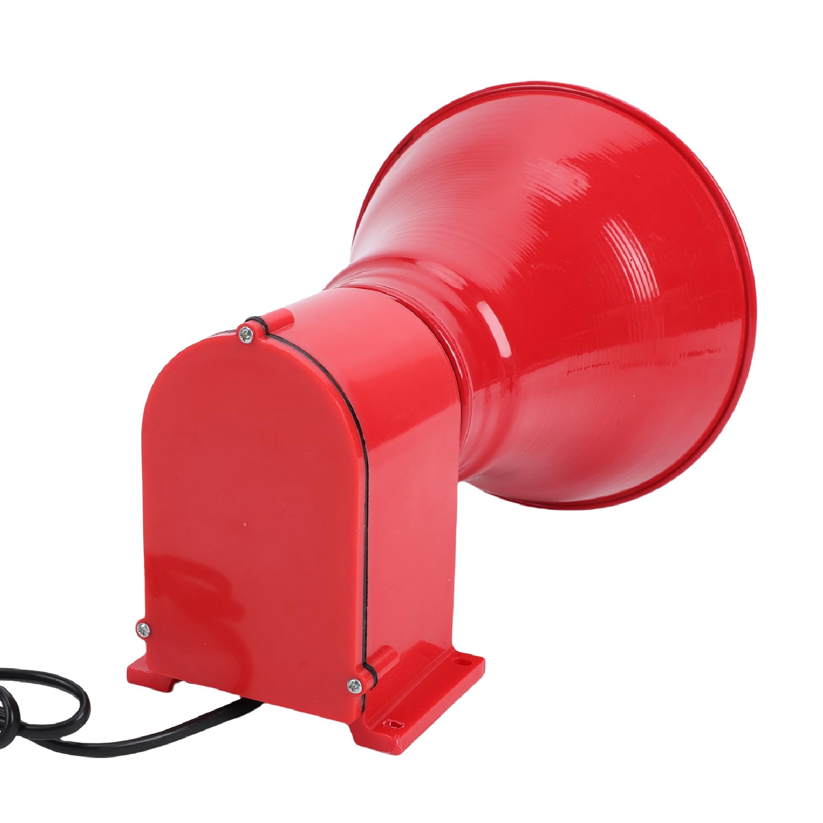 FILFEEL Sirena Industrial 115dB 3- Bocina de Advertencia de Emergencia - Alarma de Aleación de Aluminio IP56 para Maquinaria Portuaria de Cruce Ferroviario de Sitio de Construcción de Fábrica