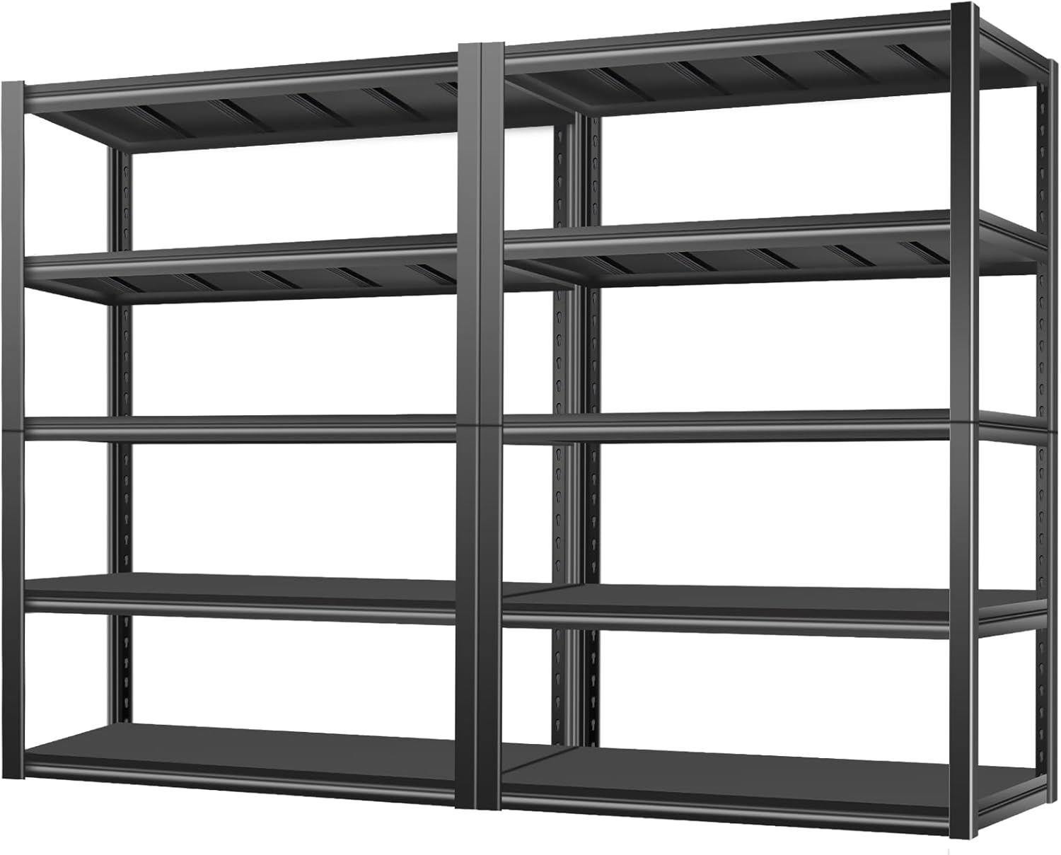 BILT HARD 3500LBS 48″ W x 24″ D x 72″ H Garage Shelving, 5-Shelf Industrial Storage Shelves Heavy Duty, Metal Shelving Units with Adjustable Shelf, Steel Utility Shelves, 2 Pack BILT HARD 3500LBS 48″ W x 24″ D x 72″ H Garage Shelving, 5-Shelf Industrial Storage Shelves Heavy Duty, Metal Shelving Units with Adjustable Shelf, Steel Utility Shelves, 2 Pack