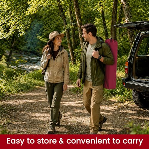 Silla de Camping Sobredimensionada SAILARY VS23FC01-03RD-JL02, Capacidad 500 lbs, Color Rojo miniatura 2