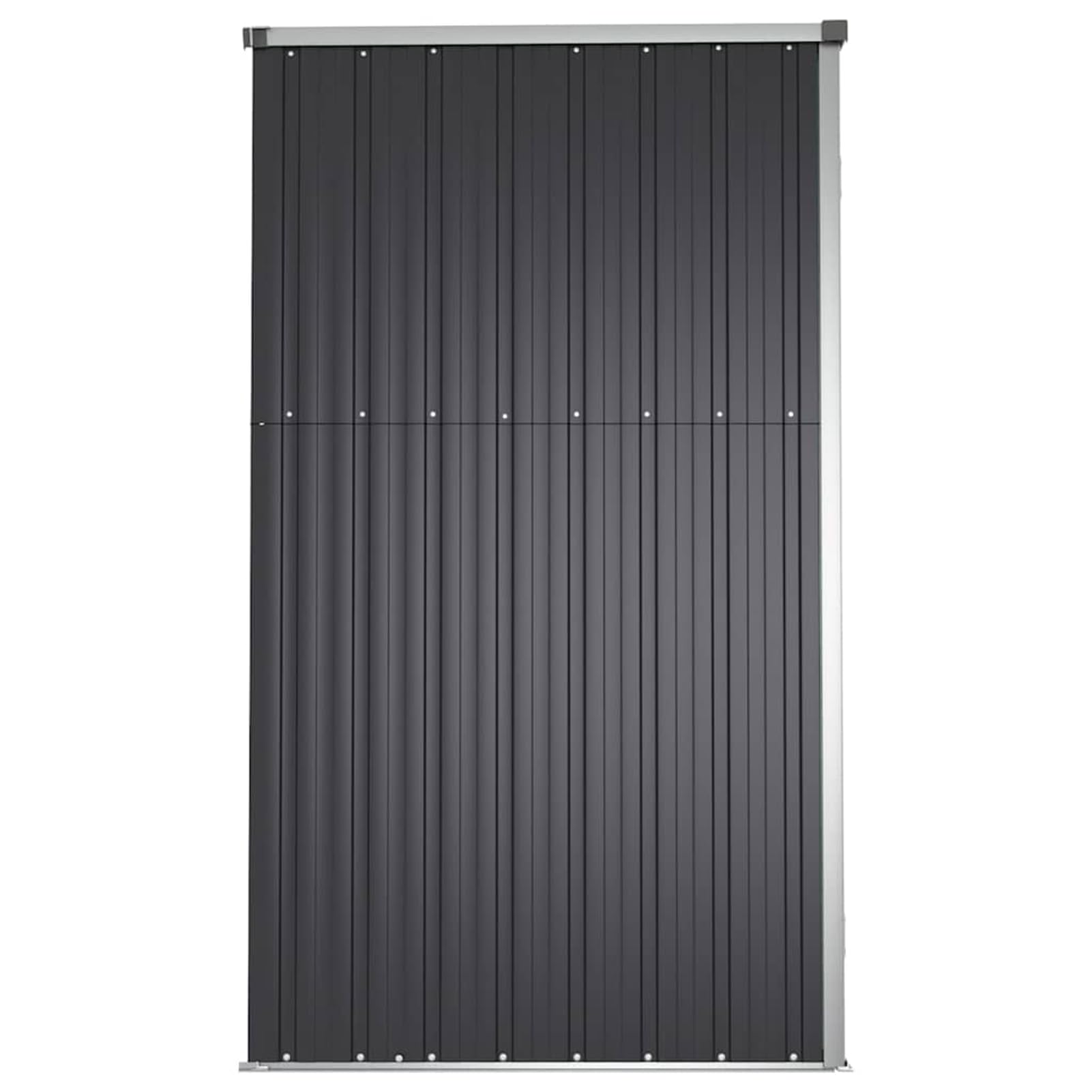 Gecheer Capanno per Attrezzi,Capannone,Casetta,per Attrezzi,Casetta Porta Attrezzi,Porta attrezzi da giardino,Rimessa Attrezzi da Giardino,Capanno da Giardino in Acciaio Zincato,Antracite 225x89x161cm