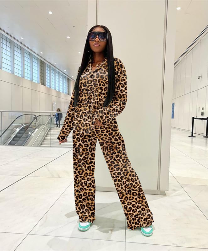 kaimimei Casual 2 Piece Outfit for Women - Linen Long Sleeve Button Down Shirt + Flare Pleated Wide Leg Pants Sets Streetwear - Image 5