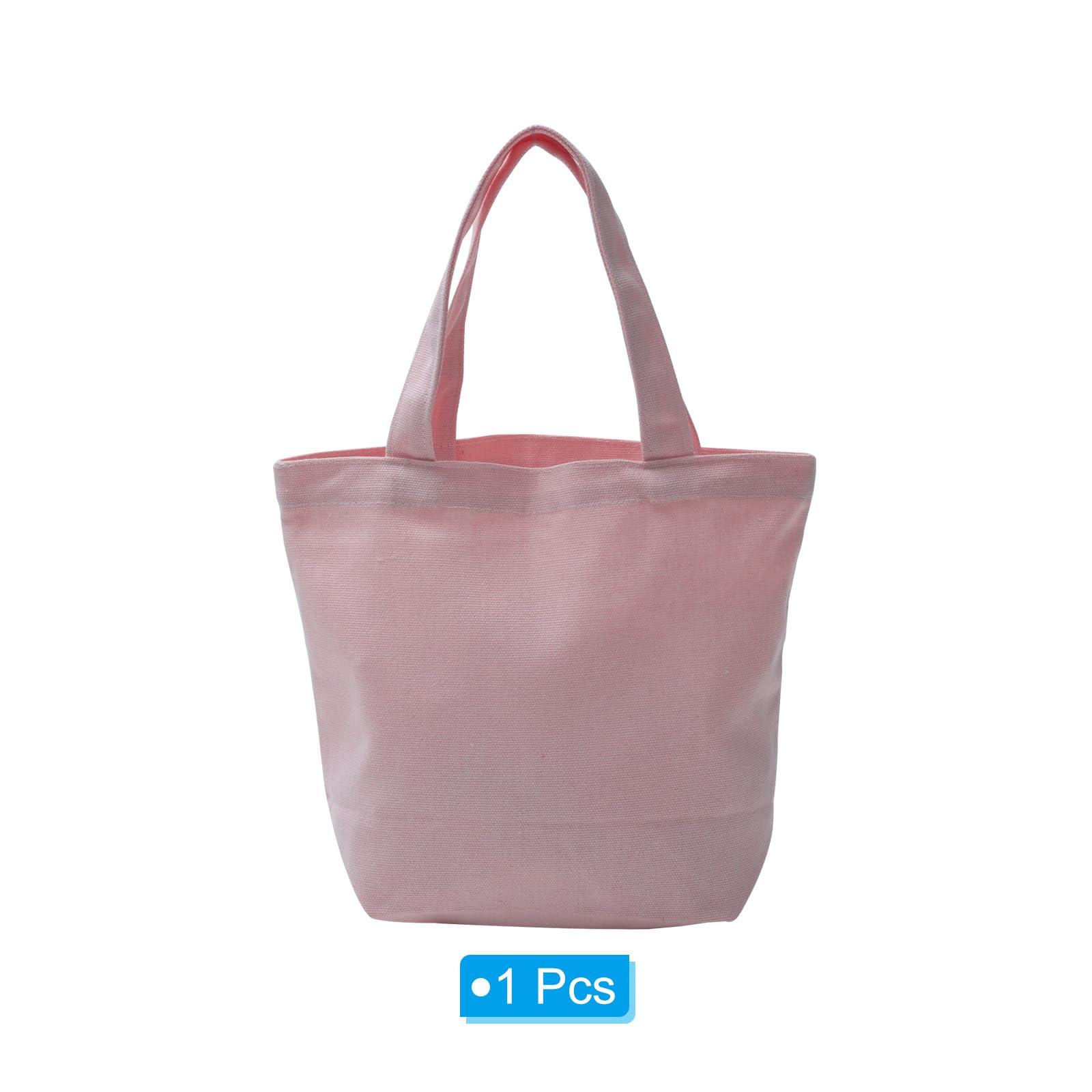 PATIKIL Canvas Tote Bag for Women Small Canvas Bag with Handles Bulk Cotton Sturdy Reusable Mini Lunch Tote Bag Washable DIY for Personalized Crafts Vinyl Dye Gifts Lunch Bento - Image 3