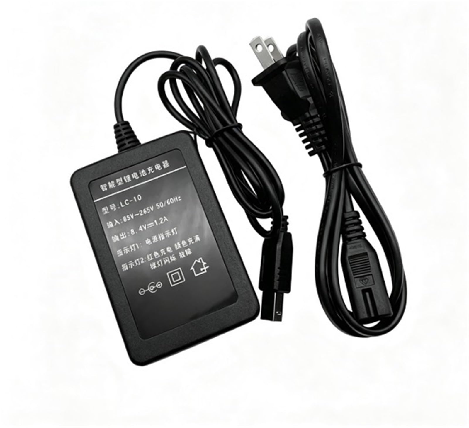 Caricabatterie LC-10 for Stazione Totale Batteria LB-01 NTS362 KTS440/470/580 Stazione Totale Spina USA(3 Plug)