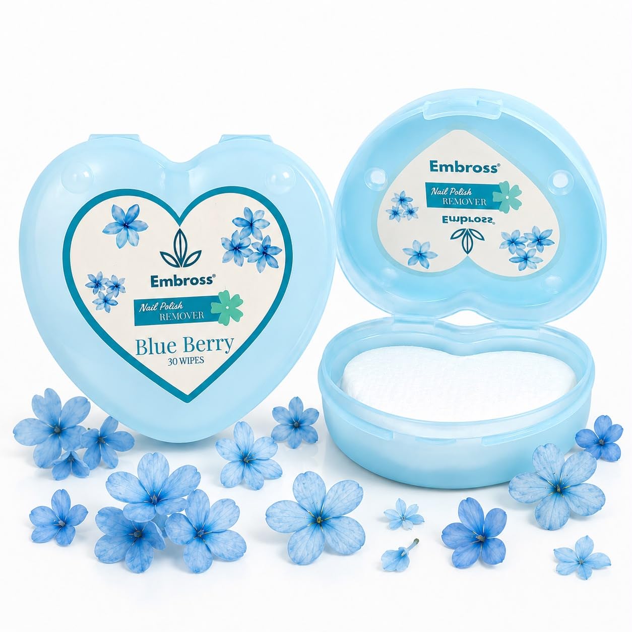 Heart Shape Oil-Based Nail Polish Remover Wipes | Gentle Nail Paint Remover Pads for Women | Quick Clean Nail Polish Removal | Moisturizing Formula with Smooth Finish (Pack Of 2)-image-48