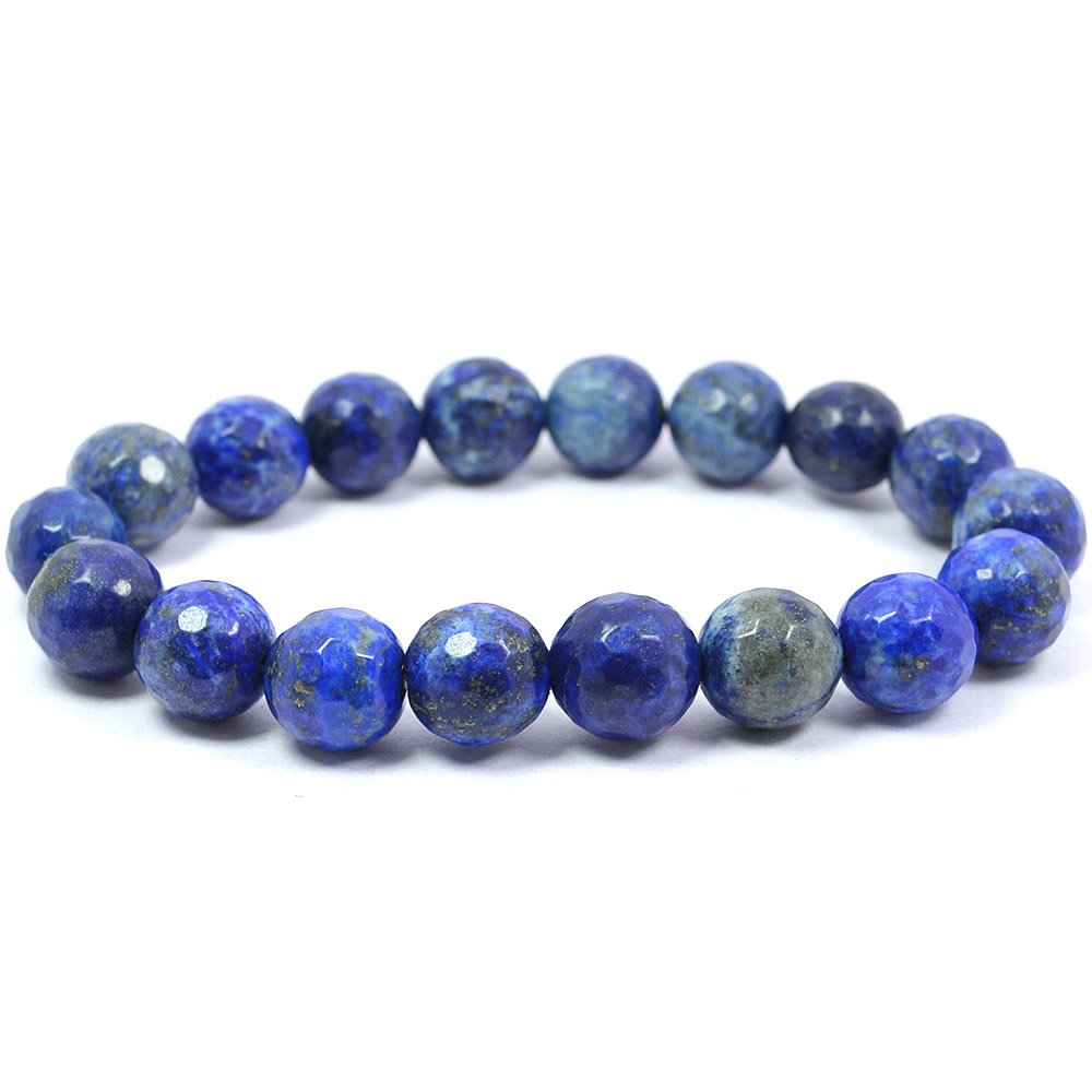Reiki Crystal Products Lapis Lazuli Bracelet Diamond Cut 10 mm Crystal Stone Bracelet for Reiki Healing and Crystal Healing Stones (Color : Blue) (B07BD9FS9Z) Amazon Price History, Amazon Price Tracker