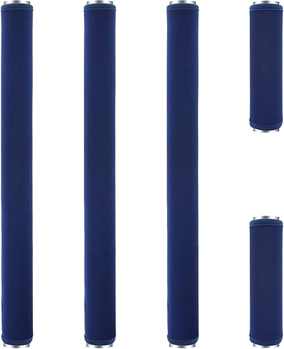 Vista 70 de 5 piezas de cubierta de manija de puerta de refrigerador, lavable para electrodomésticos de cocina, nevera, horno, microondas, lavavajillas, Cian