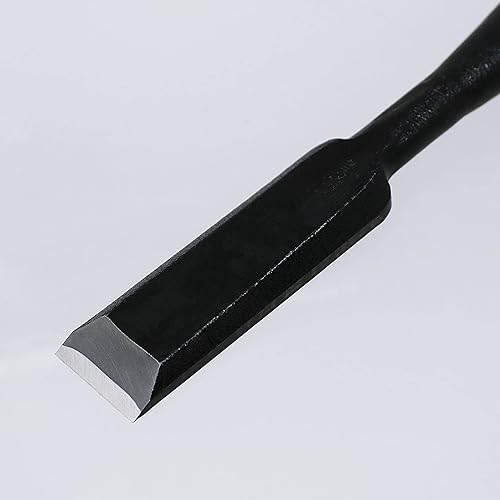 Miniatura 9 de KAKURI Cincel de mortaja japonés para carpintería de 38 pulgadas 0354in fabricado en Japón cincel de madera Oire Nomi hoja de acero japonés afilada