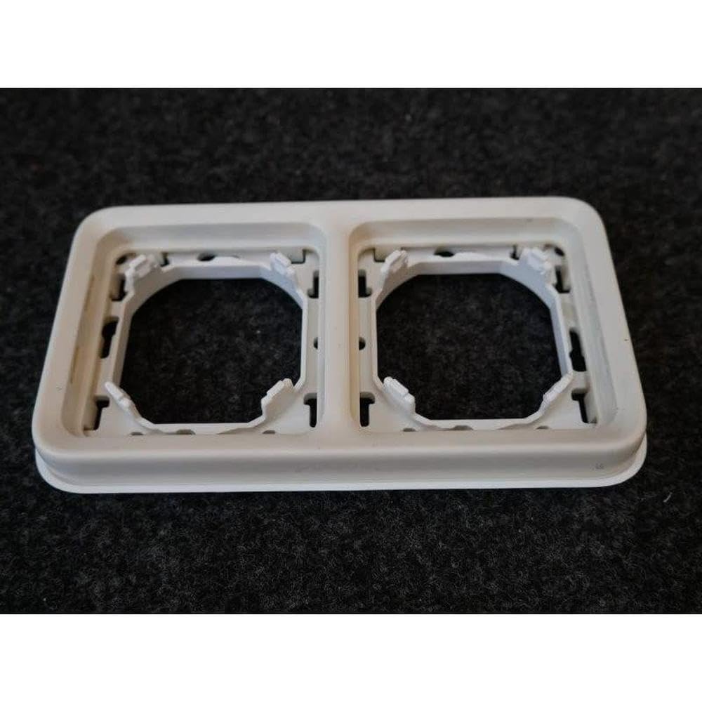 Image secondaire de Legrand 069694 Support Plaque Étanche 2 Postes, Horizontaux Plexo Composable, Blanc