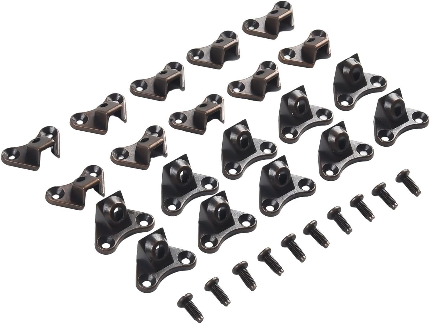 10 Pcs Detachable Butterfly Corner Braces, Zinc Alloy Removable Furniture Mending Plates with Screws for Cabinet Door Wardrobe Bed Table Chair Woodworking Repair