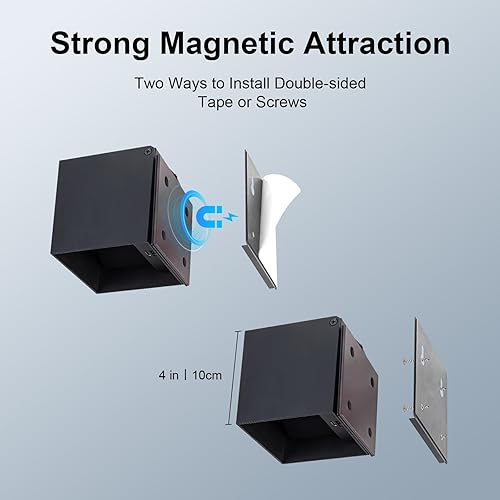 Miniatura 5 de SURPALIG Juego de 2 apliques de pared a pilas, luz con sensor de movimiento para interiores, luces de pared de 6000 mAh recargables, luz LED