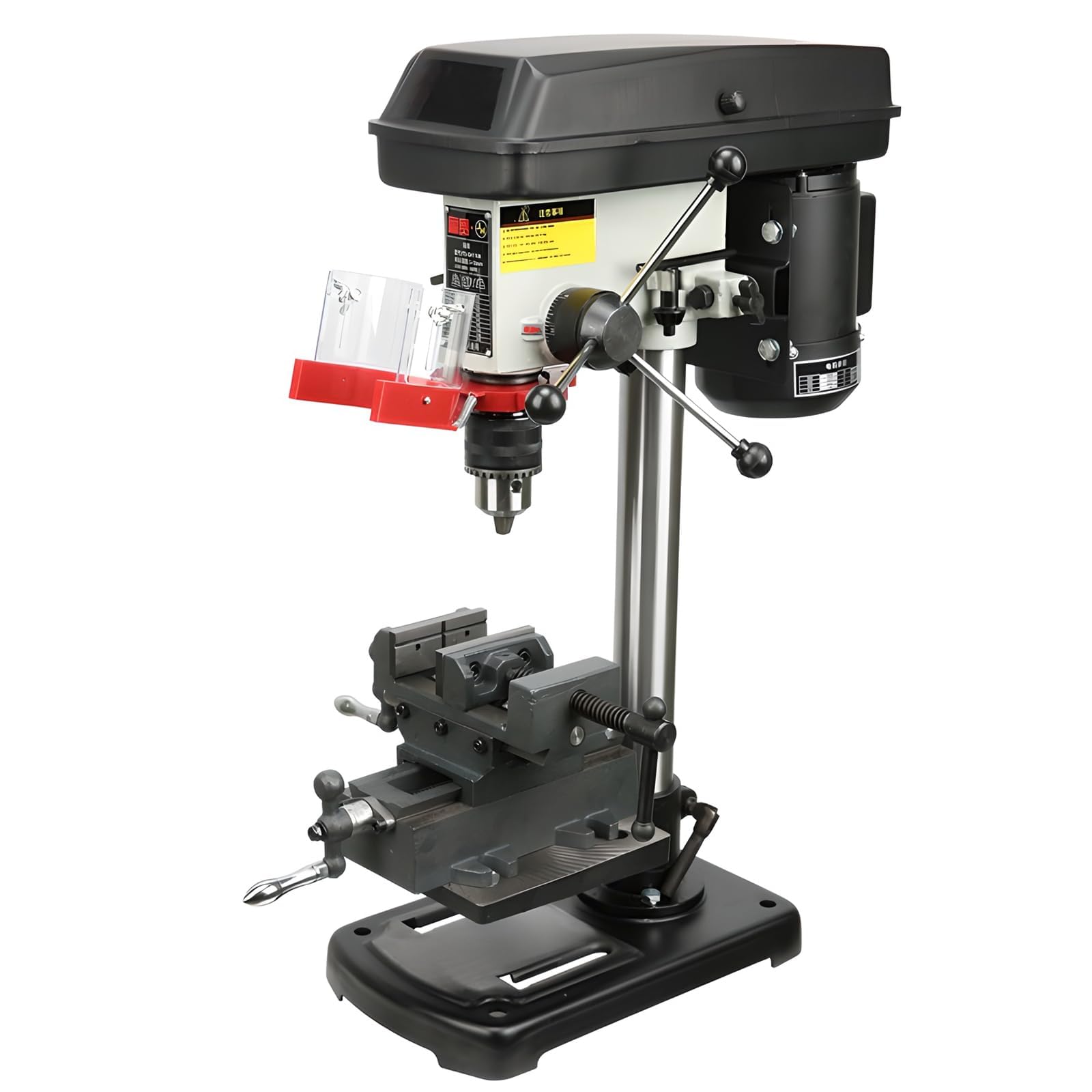 Mini trapano elettrico con supporto per foratura da banco di precisione, set completo di punte in resina per creazione di gioielli e progetti artigianali