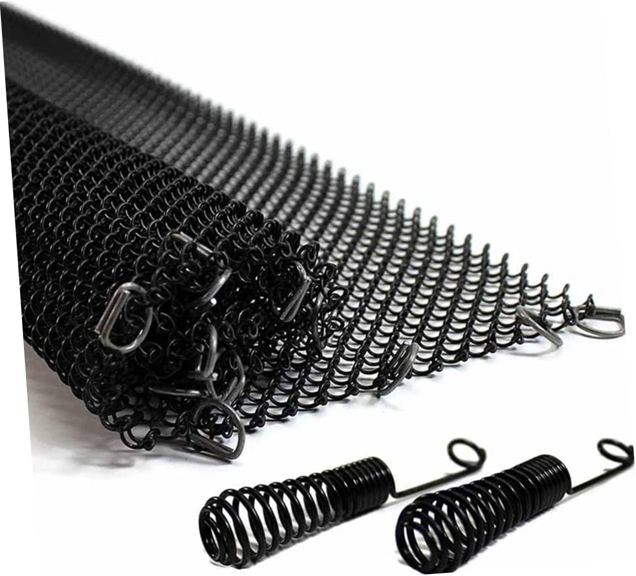 2pcs Metal Mesh Screen Curtains for Fireplace Decorative Chimney Scald Protector Heavy Duty Hearth Accessory