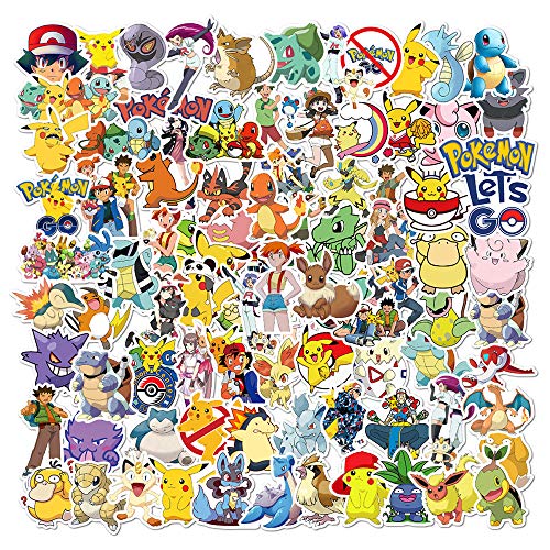 100PCS Anime Monster Stickers for Teens Adults Cartoon Movie Aesthetic Vinyl Sticker for Water Bottle Laptop Phone Scrapbooking Journaling for Party Supply Favor Decor (C)