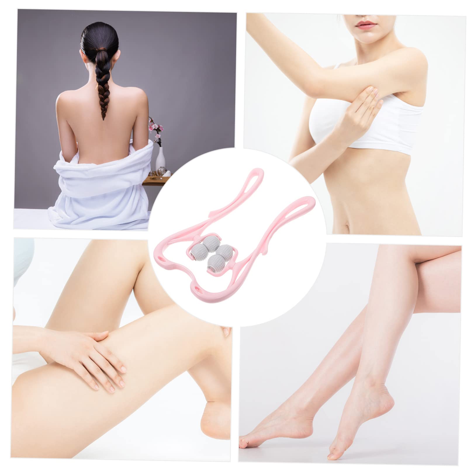 BCOATH Neck Massage Roller Pp Material Multi-Functional Cervical Massager for Tension Relief