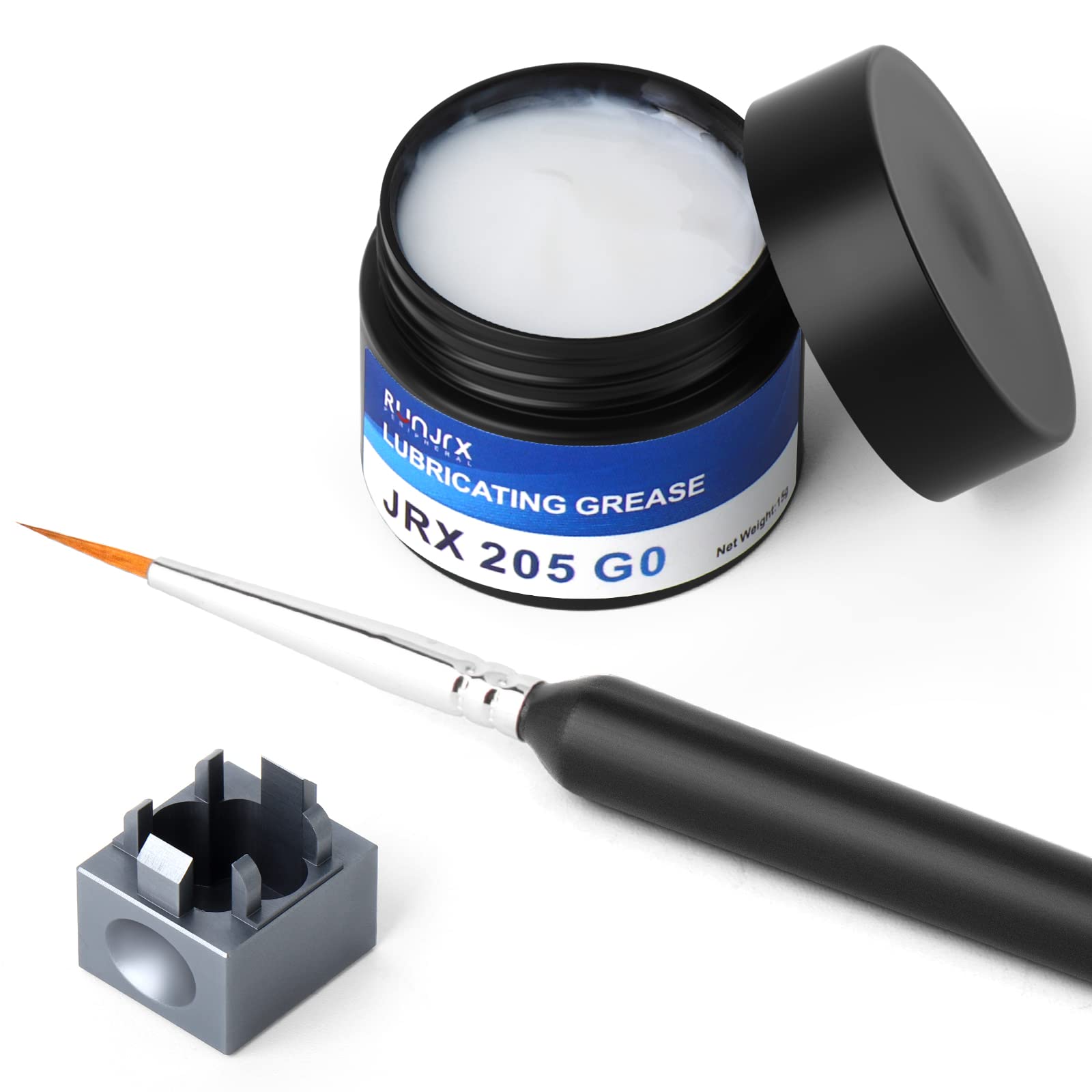 YIMAGUJRX RUNJRX Keyboard Switch Lube Kit JRX 205G0 0.53oz/15g, Switch Opener for Cherry MX TTC Holy Pandas Switch,Lube Tools for Mechanical Keyboard