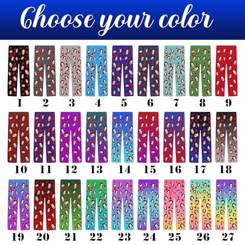 Personalized Pajama Pants for Men Custom Face Photo Pet Pajamas Bottoms Christmas Pajamas Gift2