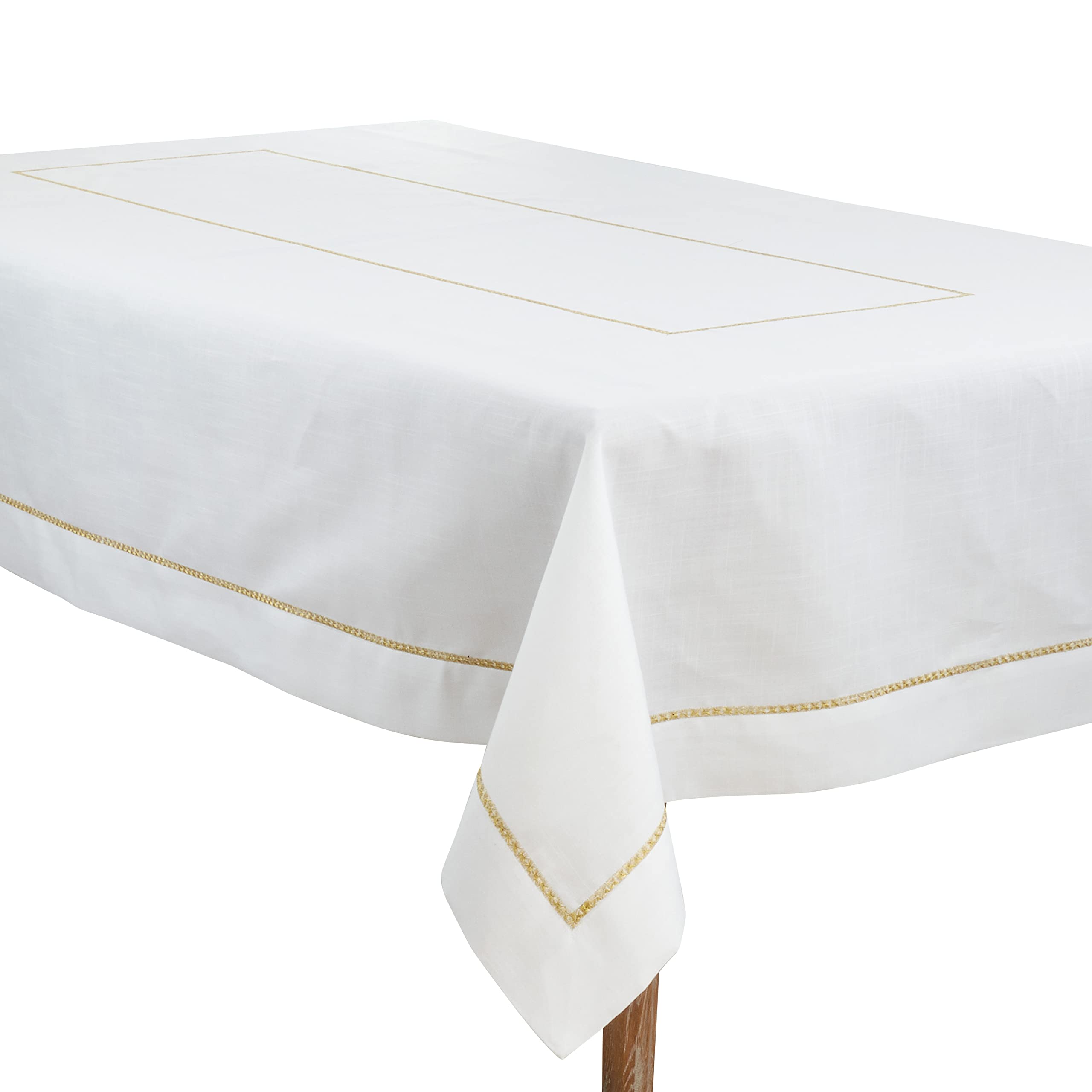 Embroidered Border Tablecloth