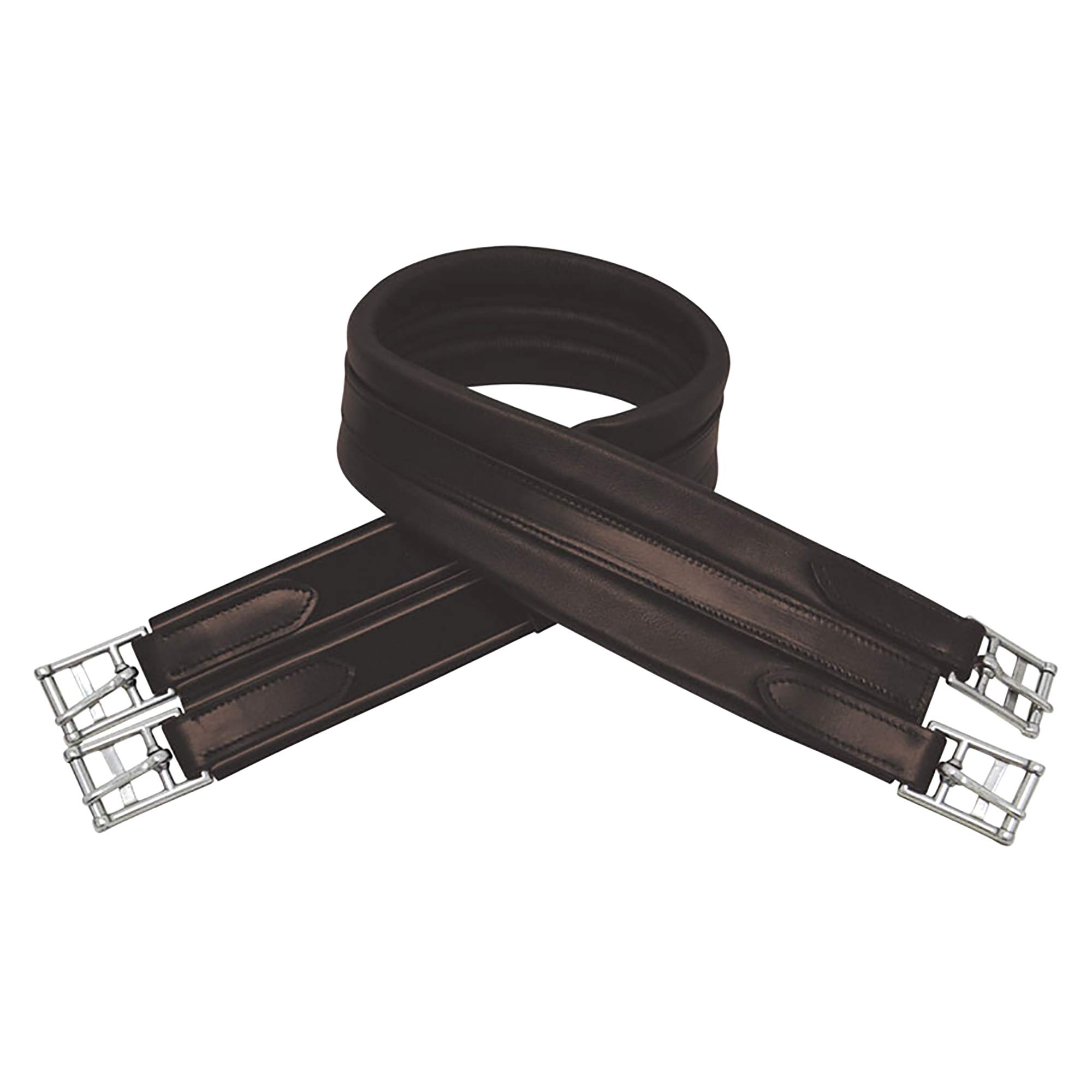 HyCOMFORT Leather Padded Atherstone Girth (40in) (Brown)