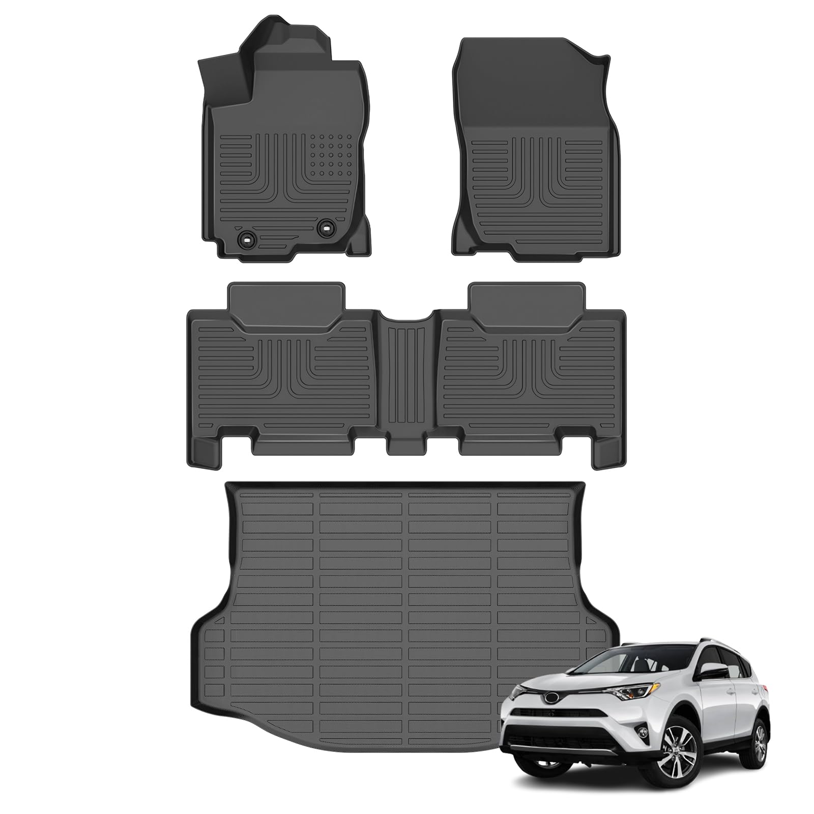 Floor Mats &amp; Cargo Liner for Toyota 2013 2014 2015 2016 2017 2018