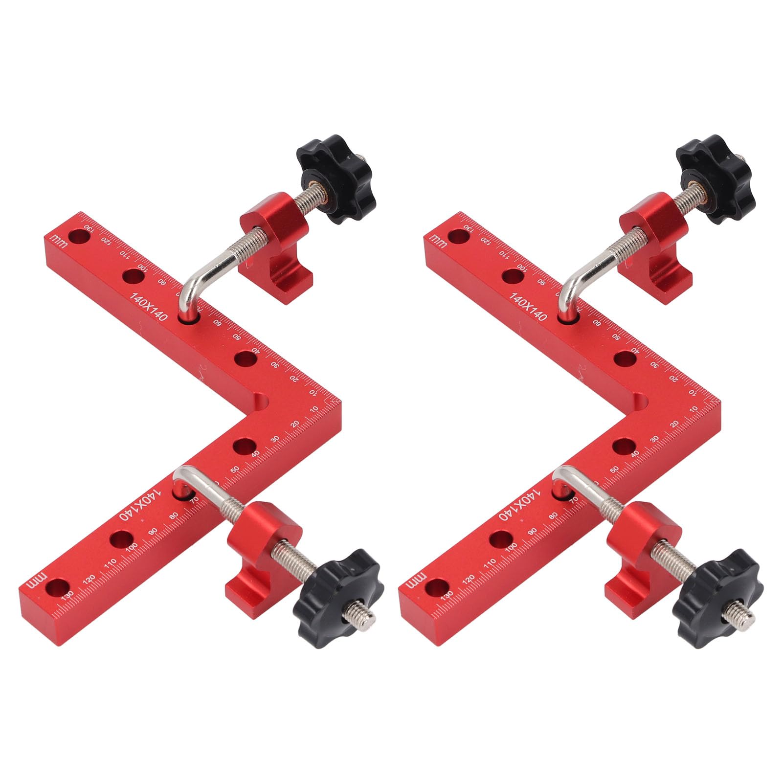 Woodworking Right Angle Cabinet Clamp, 90 Degree Fixture for Furniture Making 140x140mm