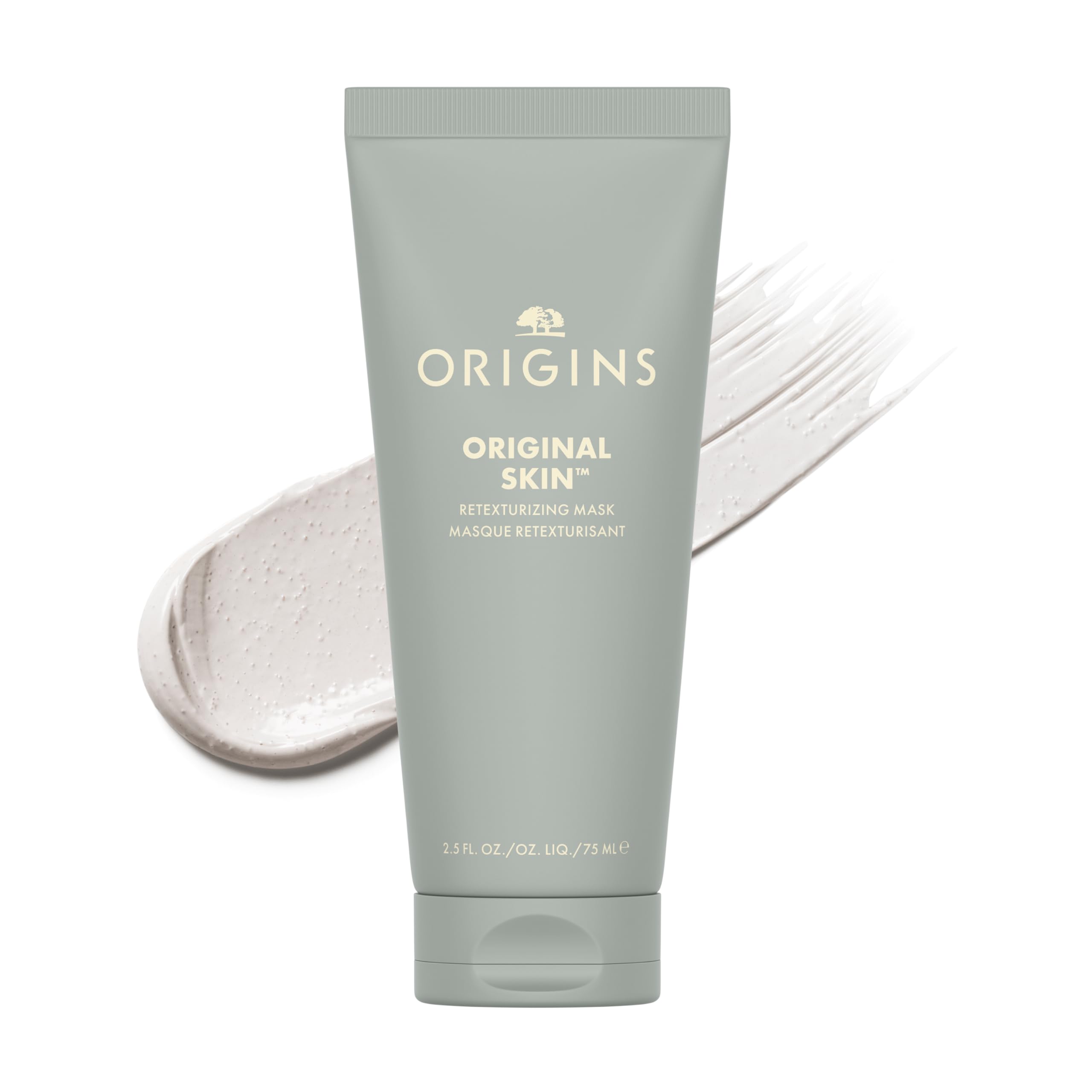Origins Original Skin Retexturizing Mask | Visibly Minimizes Pores & Refines Skin Texture | With Clay & Jojoba Beads, 75 ml