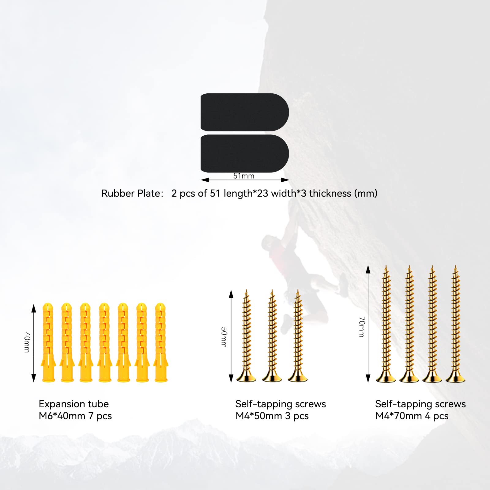 TWO STONES Stazione di Allenamento per Arrampicata su Porta con Tastiera per Arrampicata su Roccia, hangboard per Arrampicata su Roccia, Barra per trazioni, tavola per Arrampicata su Roccia per