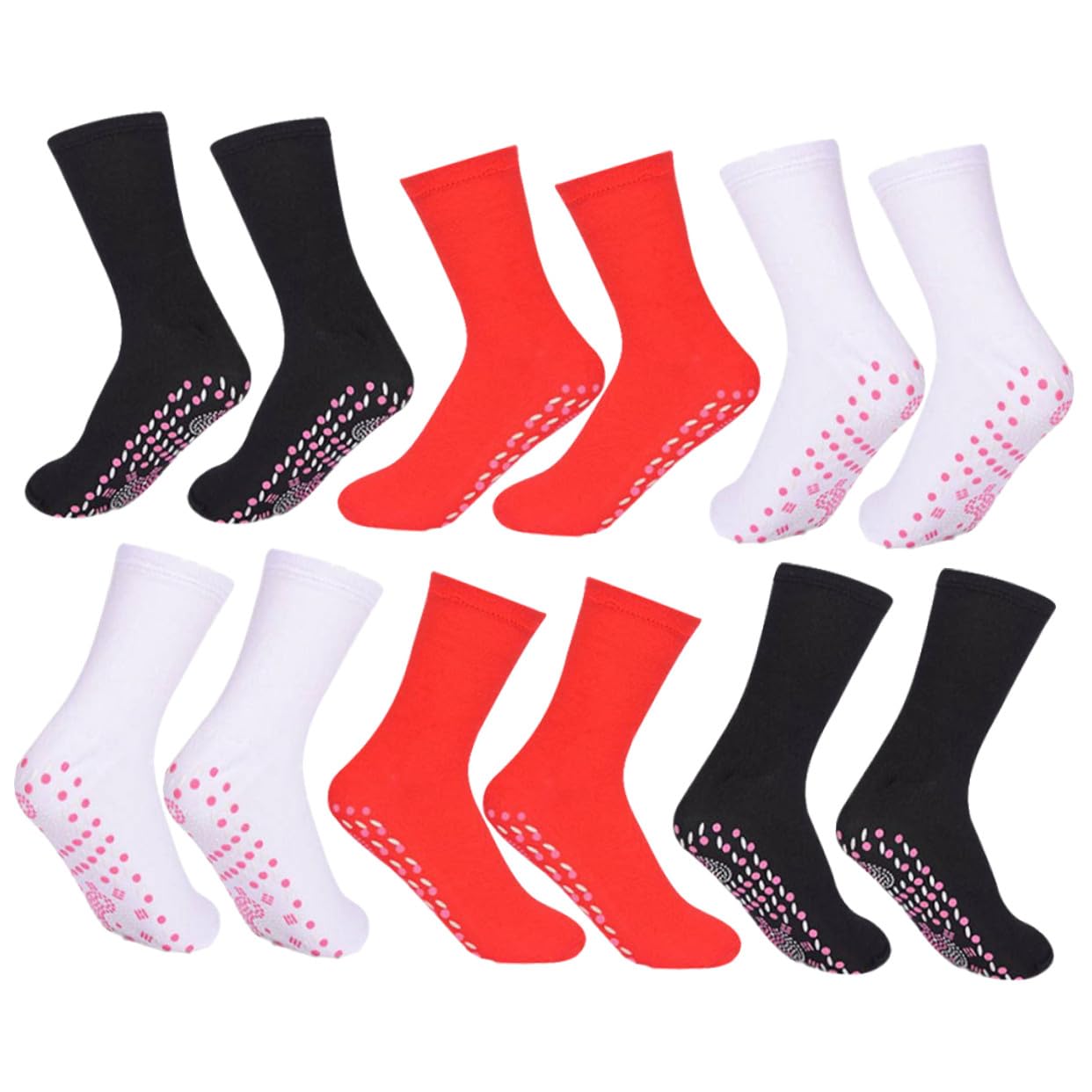 Calcetines Térmicos Autocalentables 6 Pares de Tela