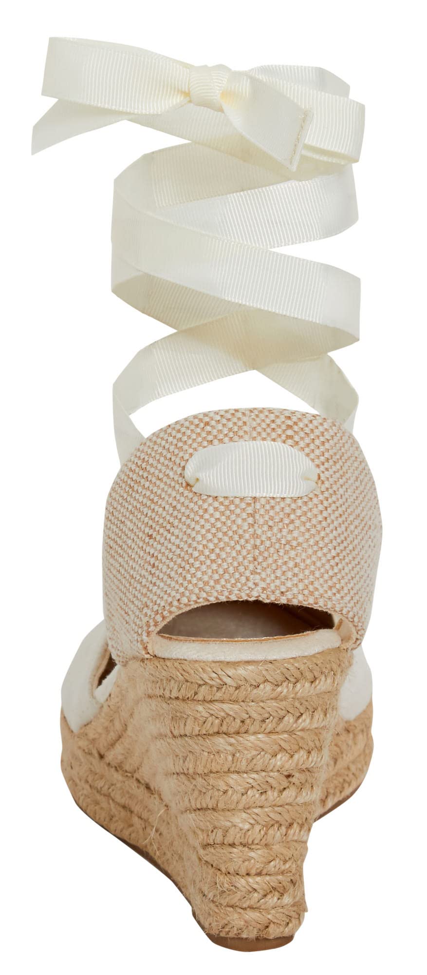 Womens Espadrille Wedge Sandals Strappy Hessian Wedges Ankle Wrap Tie Leg Straps
