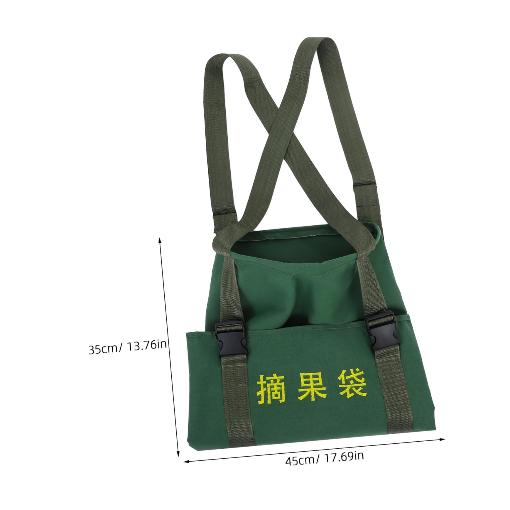 IWOWHERO Portable Fruit Collection Bag Fruit Picker Bag Outdoor Gardener Tool Easy Empty
