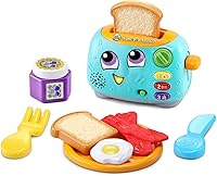 LeapFrog Yum-2-3 Toaster - Interactive Toddler Learning Toy for Numbers, Colors, Opposites & Pretend Play
