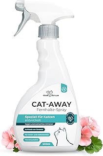 The Home Pet Lab Katzenabwehrspray Cat-Away gegen Urinieren & Kratzen - 500 ml - Fernhaltespray Katze für Innen und Außen...