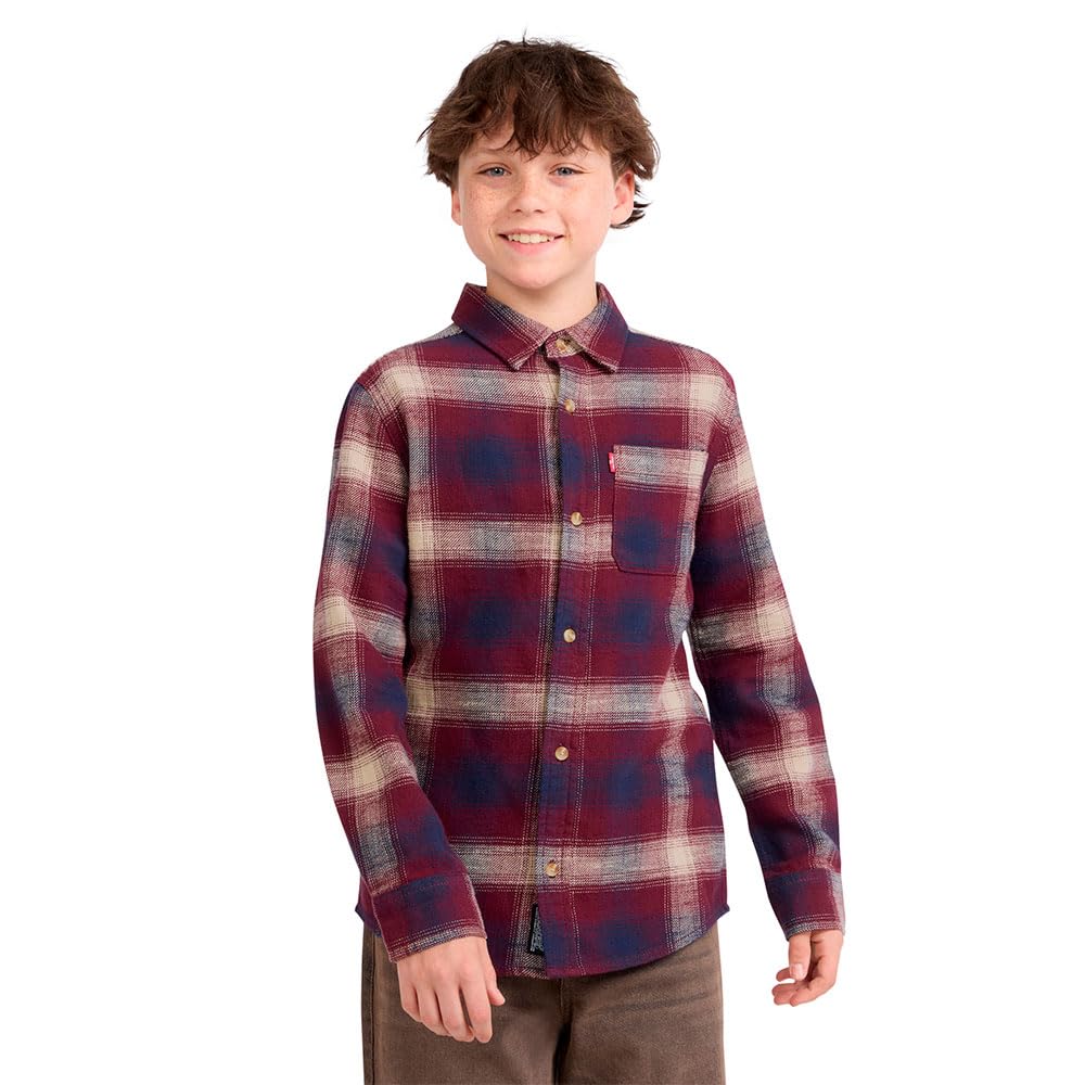 Levi´s ® Shadow Plaid Long Sleeve Shirt 16 Years