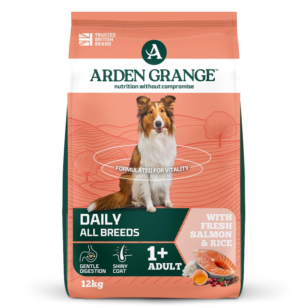 Adult Fresh Salmon & Rice Dry Dog Food - 12KG
