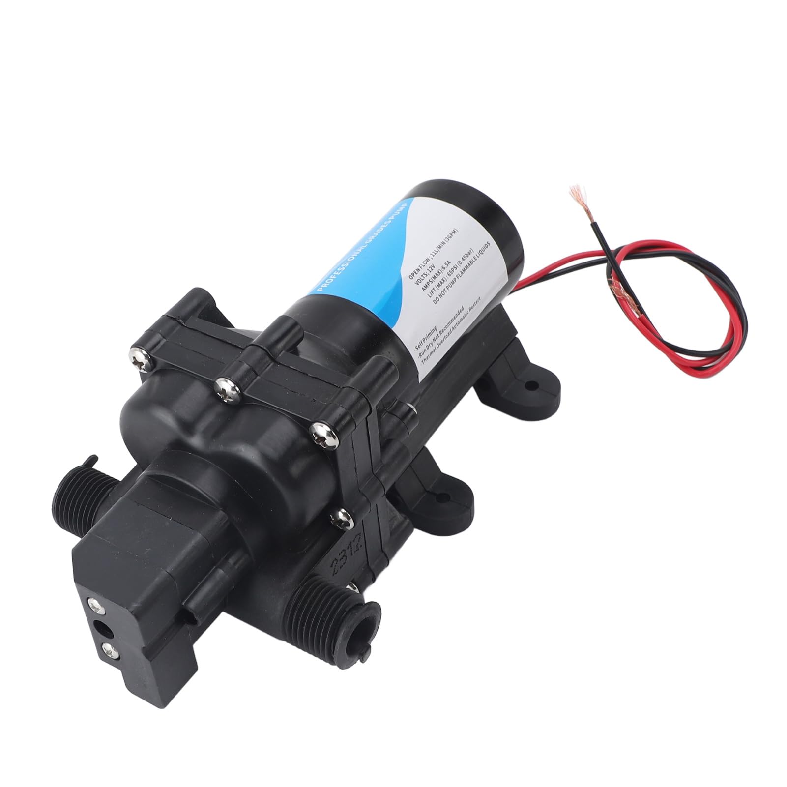 Bomba de Transferencia de Agua Eléctrica Bomba de Refuerzo de Autocuración para RV, Yates, Agua Marina 12V DC Diseño de Alta Eficiencia