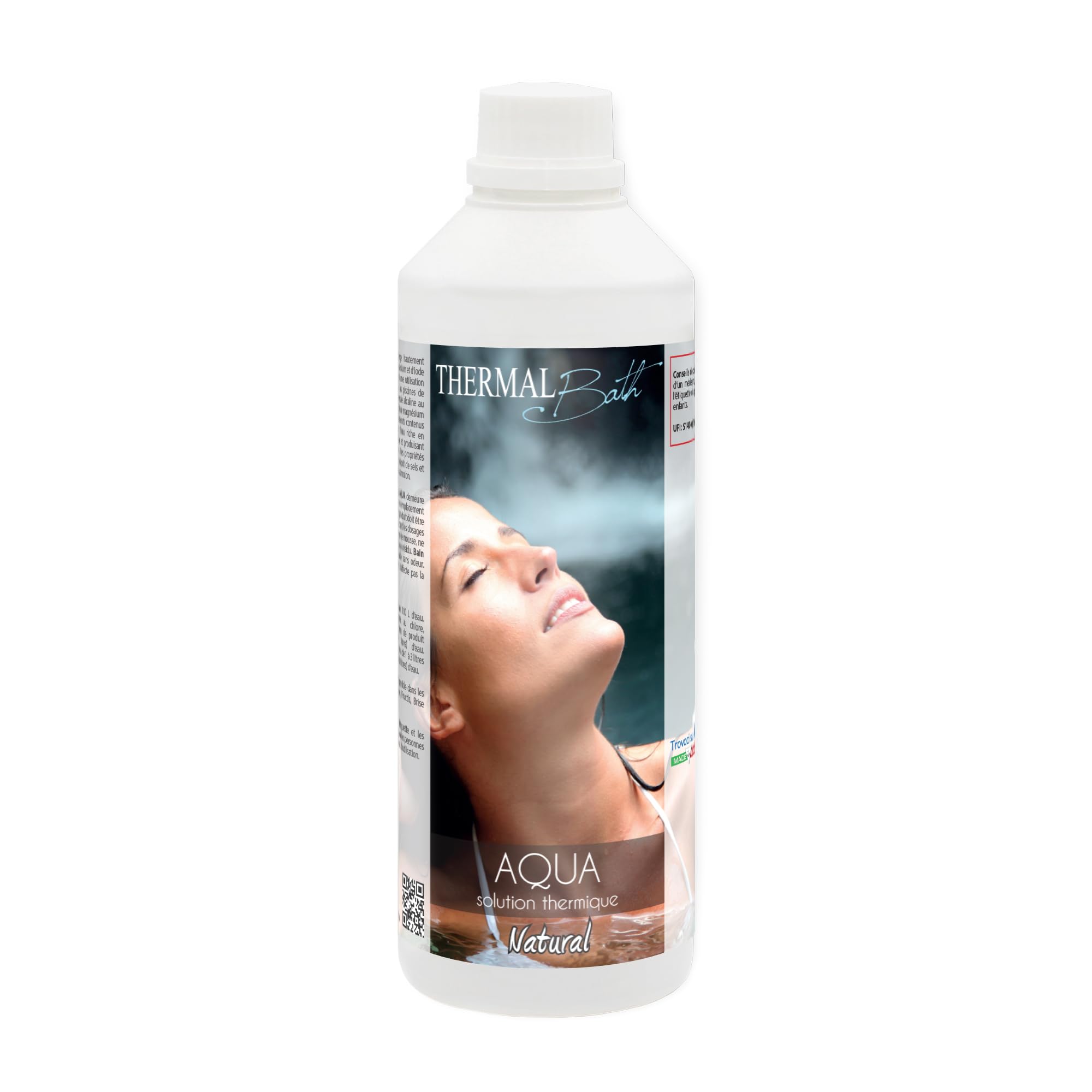 Thermal Bath SET Ossigeno Attivo past. 20gr 1,2Kg + 2pz Aqua Natural da 1Lt | Ossigeno attivo pastiglie 20gr e Acqua Termale Inodore con Magnesio, Potassio e Iodio, Ideale per Piscina e Spa Idromassaggio