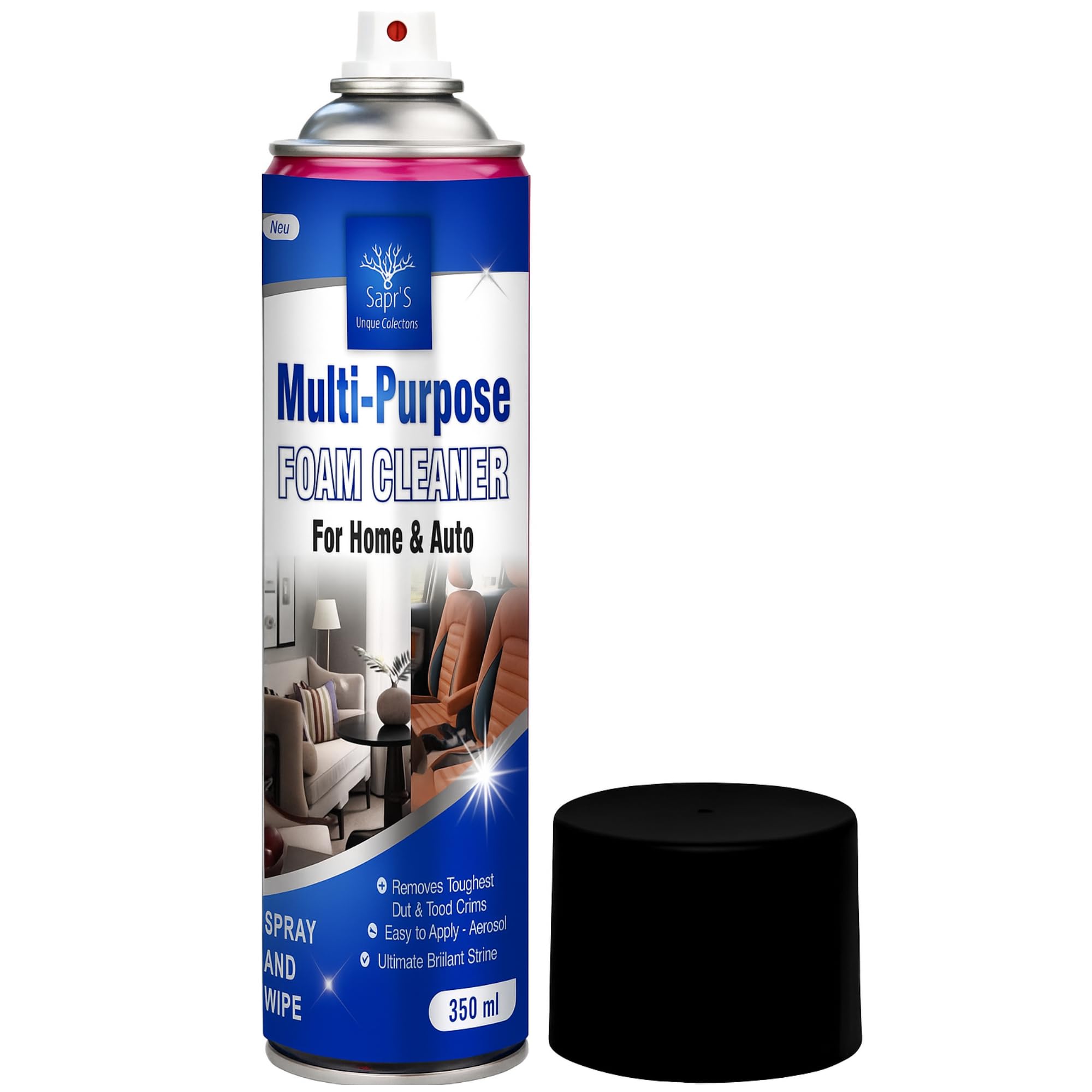 SAPI'S Multipurpose Foam Cleaner - Engine, Bike, Car Detailing (500ml) - Powerful Cleaning, Grease & Dirt Removal-image-25