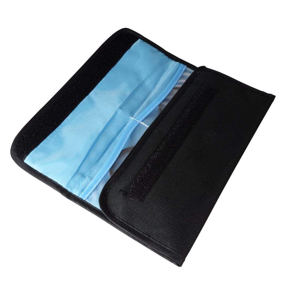 Cam Design Padded 4 Pocket Filter Case Compatible with Circular Filters 40.5mm, 49mm, 62mm, 43mm, 52mm, 55mm, 52mm, 58mm, 67mm, 72mm, 77mm, 82mm