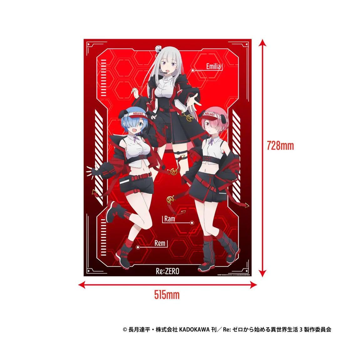 Amazon.co.jp: Re:ゼロから始める異世界生活 リゼロ BIGクリアポスター