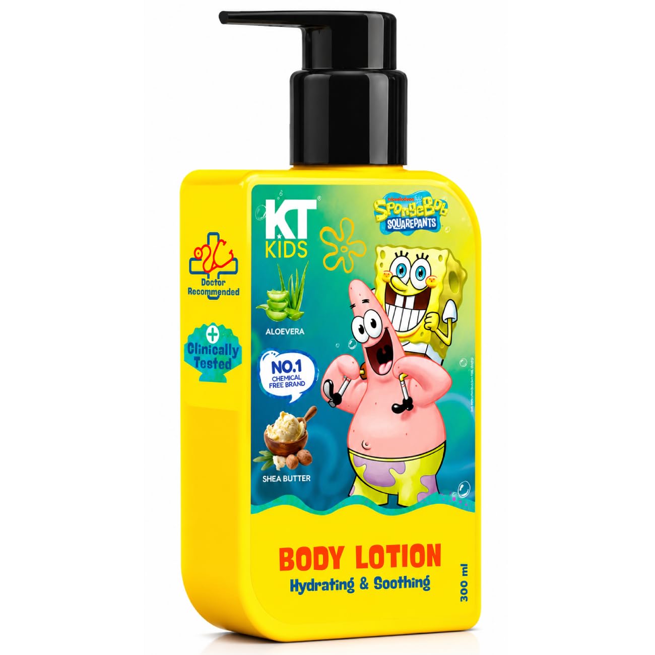 KT Kids Body Lotion with Shea Butter and Aloe Vera, Smooth Texture Skin Lotion for Kids, Topical Body Care Product for Children Ages 3–12 (300ml, Pack of 1)-image-30