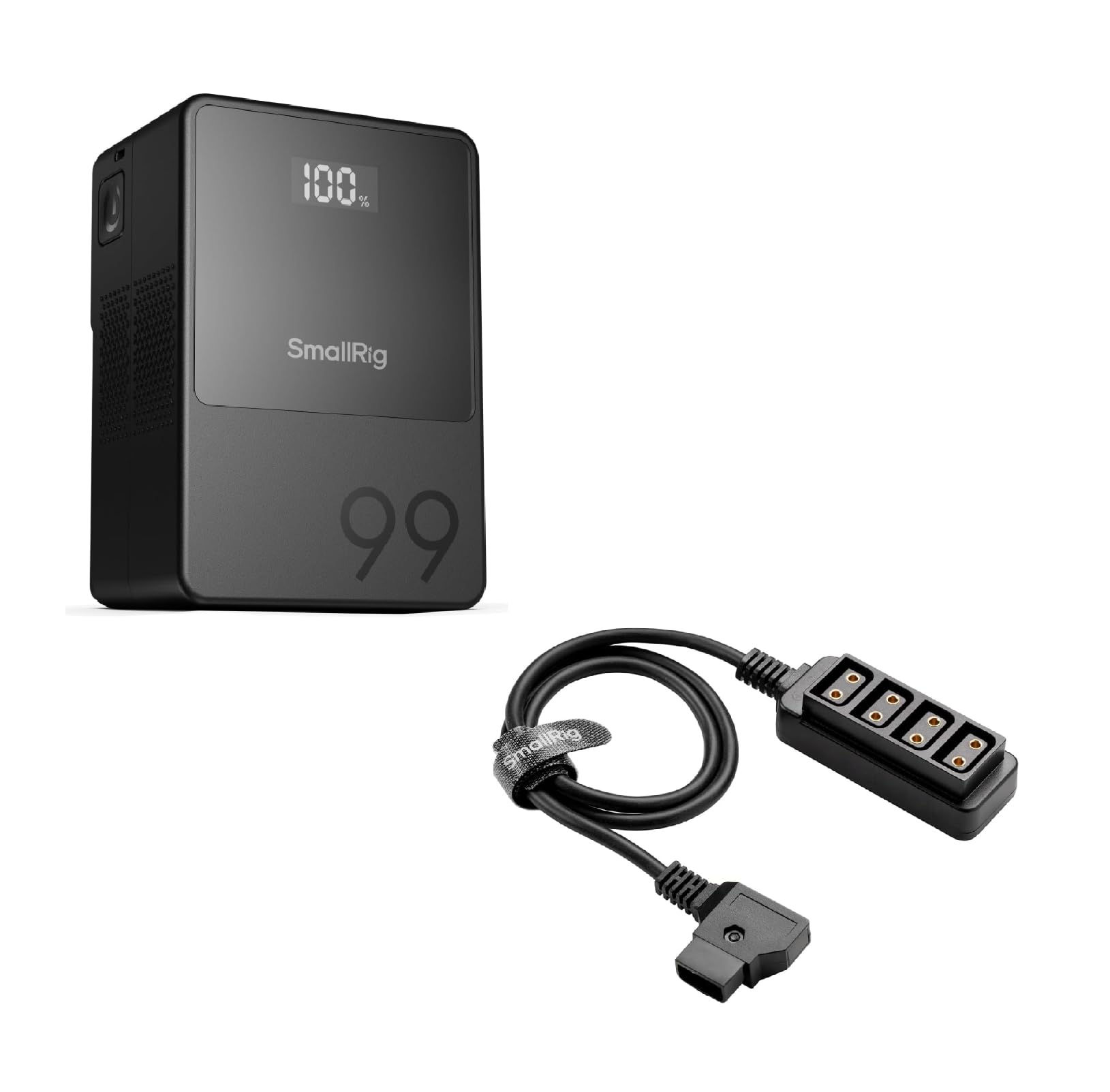 SMALLRIG V Mount Battery VB99 and Dtap Splitter Power Cable to 4 Ports