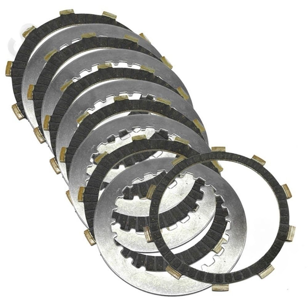 Embrague Fricción Placa Disco fricción embrague motocicleta, placa acero para CRM 125 JD10 1990-1999 NSR 125R JC22 1988-2003, piezas del kit de transmisión separador