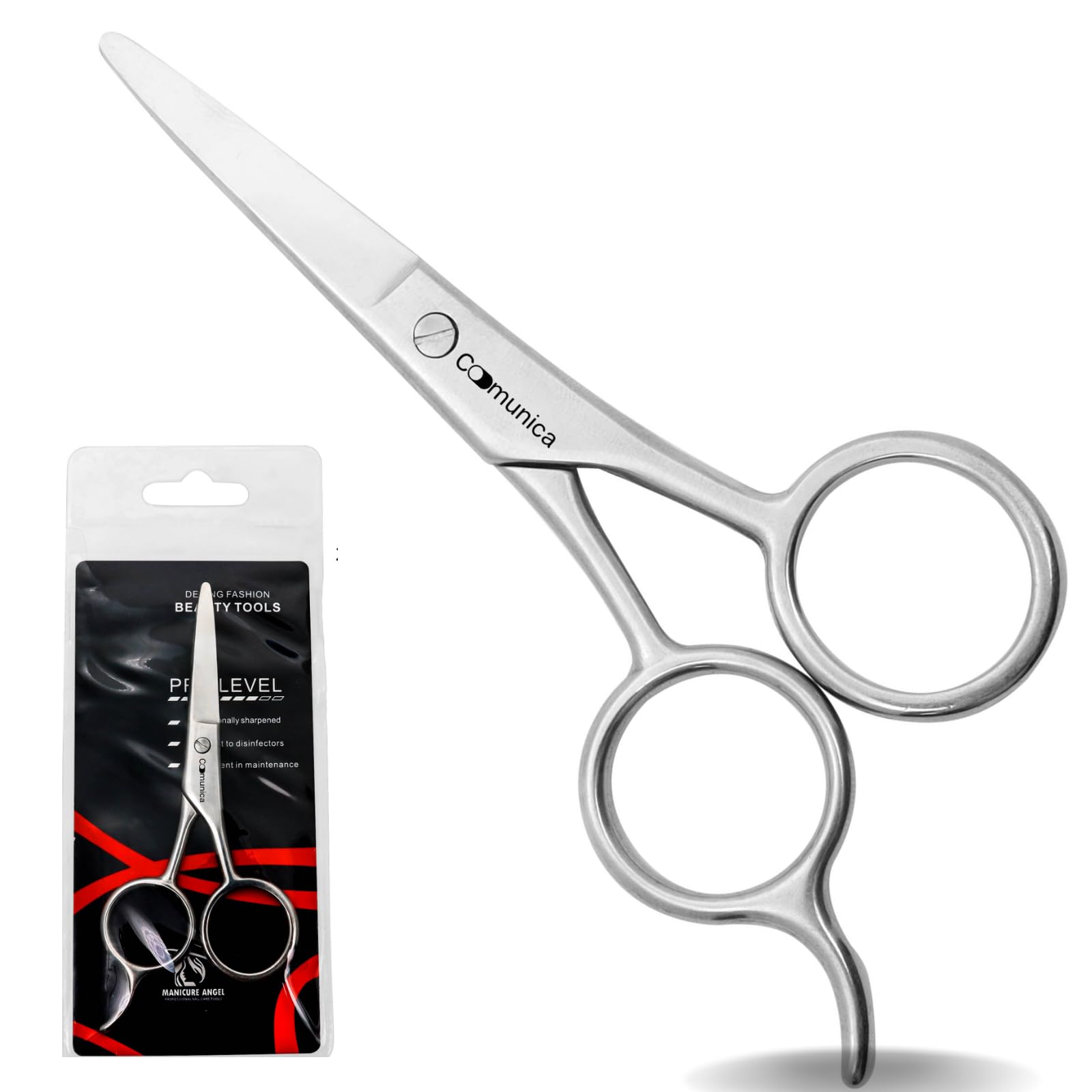 Suvorna Forbici Barba E Baffi 5" Forbice Barba Uomo Forbici Per Baffi Forbici Per Sopracciglia, Forbicine Peli Naso, Forbici Barbiere Come Taglia Peli Naso E Orecchie E Sopracciglia Barbiere Accessori - Foto 11