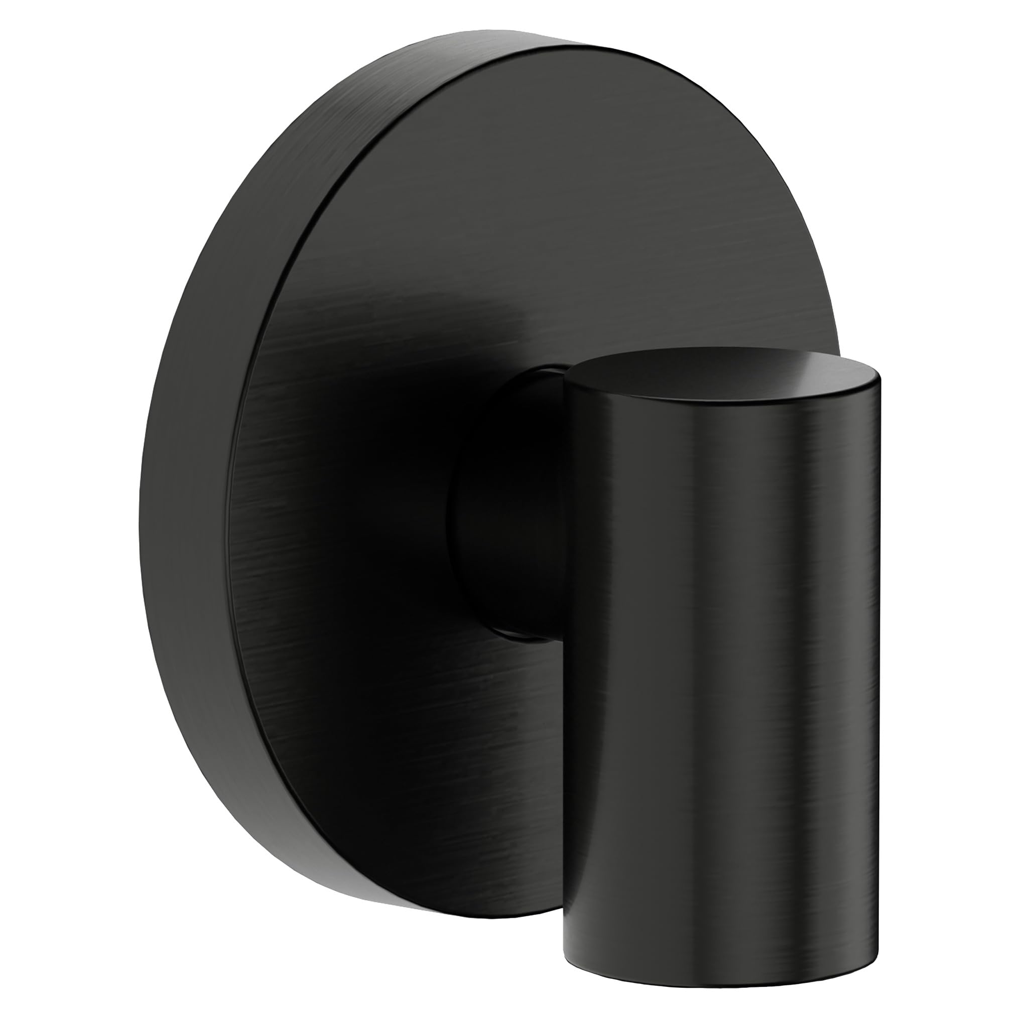 hansgrohe FixFit Fine S - przyłącze węża prysznicowego, uniwersalne przyłącze ścienne z zaworem zwrotnym, łuk przyłączeniowy do ściany, szczotkowany czarny chrom, 28882340