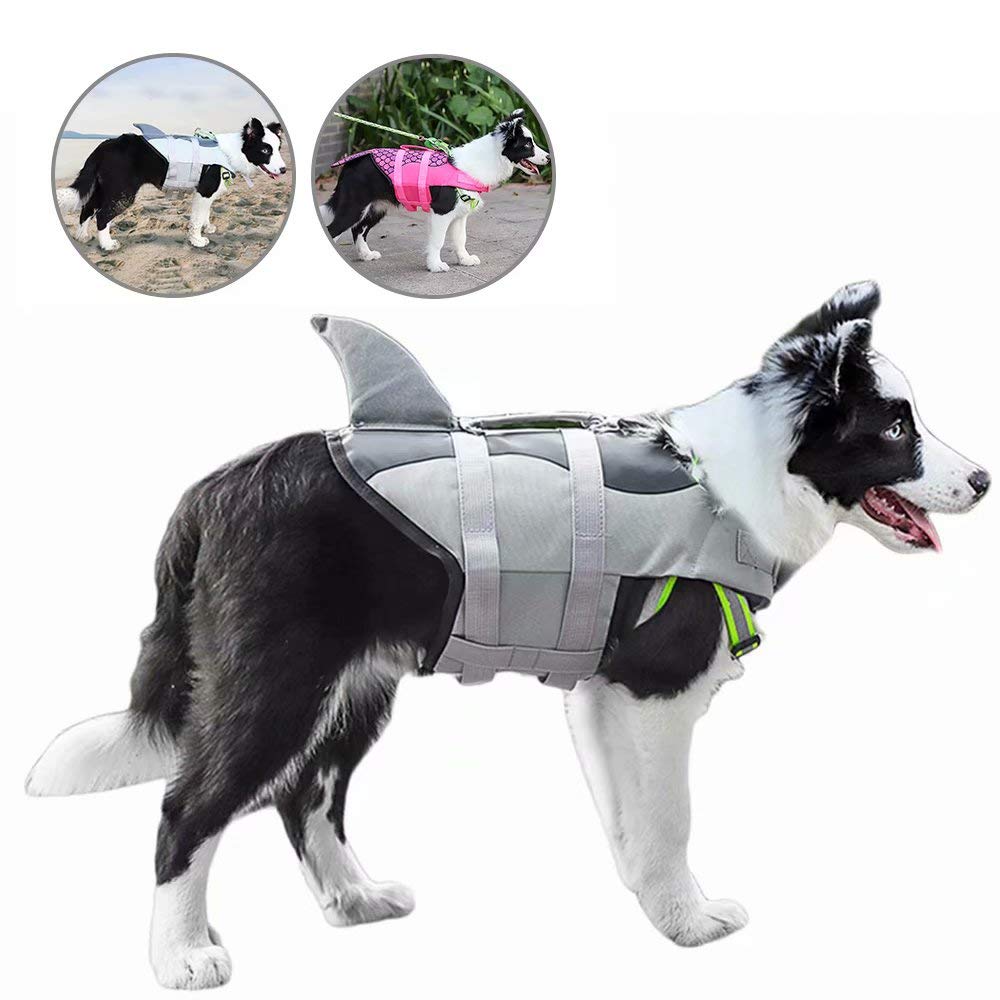 Buy Aosida JC Dog Life Jacket with Adjustable Straps and Rescue Handle