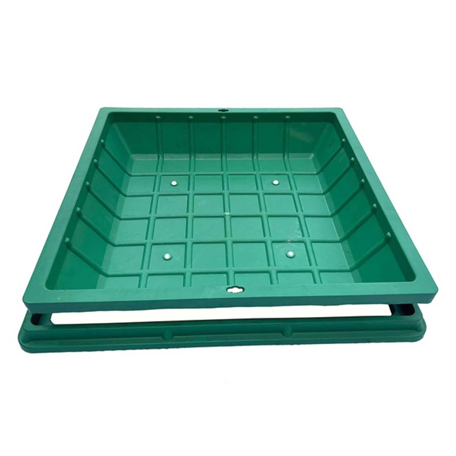 Tapa de tanque séptico invisible para solucionar humedades con cubierta de plástico 70 cm