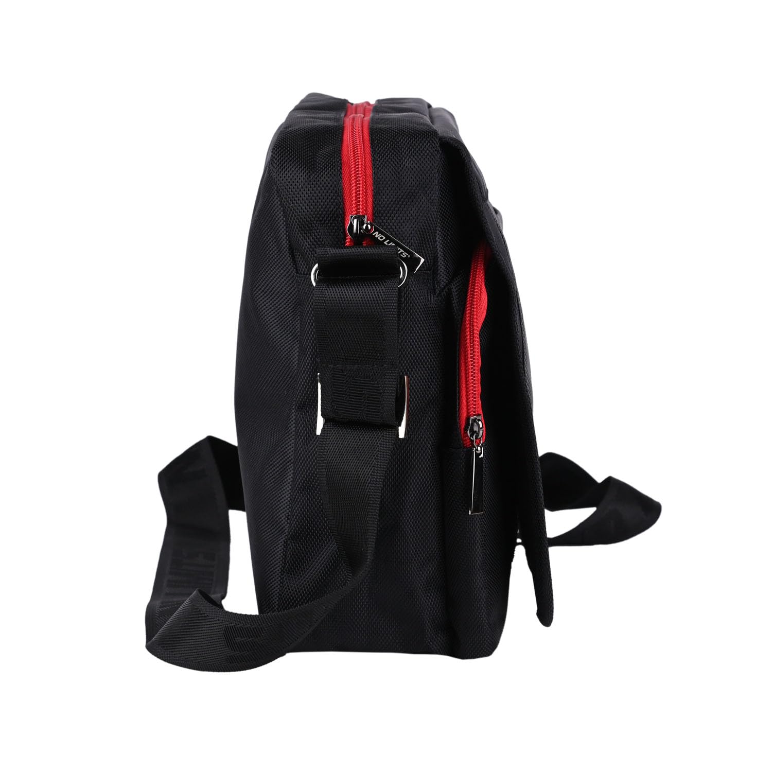 No Limits Borsa Messenger Laptop 13-15.6" con Tracolla Regolabile, Porta PC Uomo Donna, Multi Tasche, Nero