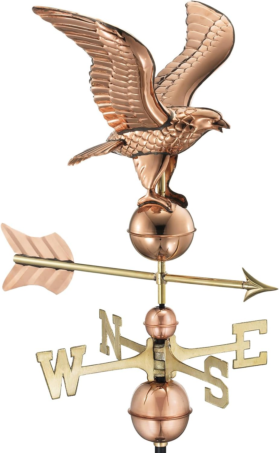 Good Directions American Eagle Weathervane, Pure Copper